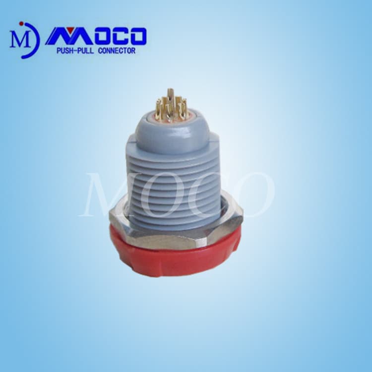 M14 PKG plastic female electrical two nuts fixed connector